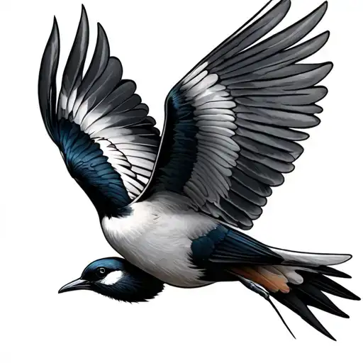 Swallow Bird Flying