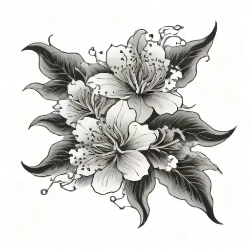 Japanese Blossom Water Sleeve