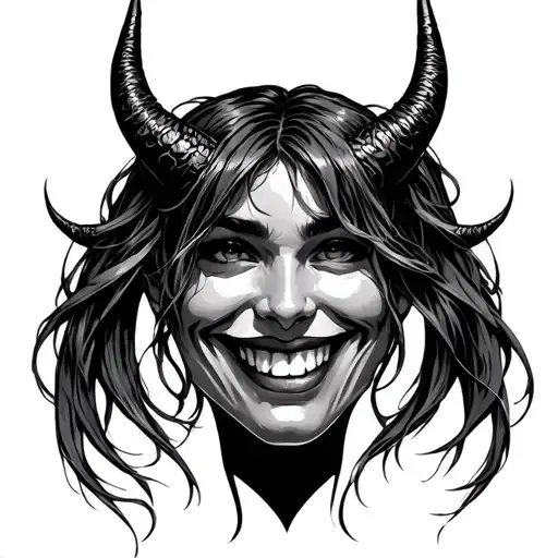 Virgo Devil Horns Smile