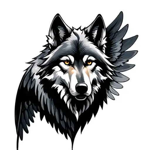 Wolf With Wings