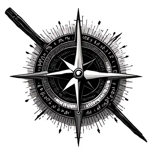 Compass With Circuit Design