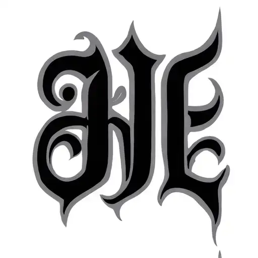 Name Achille Lettering