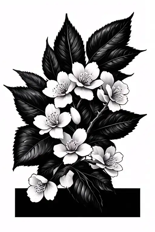 Blossom Tree Branch Wrapped Loosely