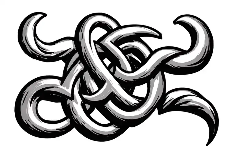 Patterson Intertwined With Hungarian Symbol Intertwined