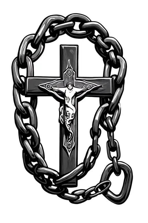 Chain Rosary Intertwined