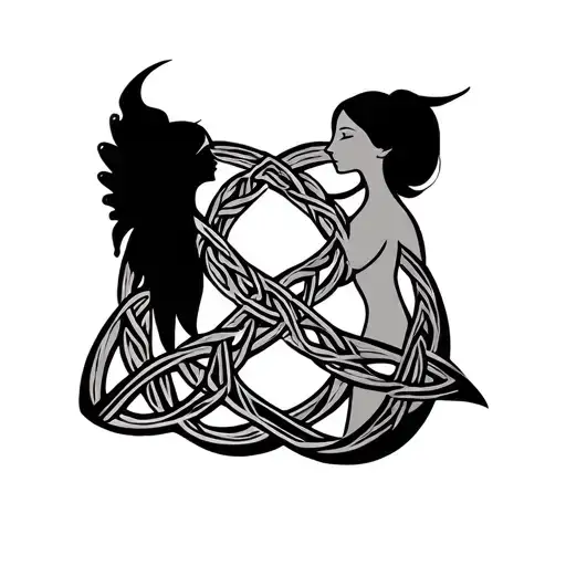 Father Daughter Celtic Knot