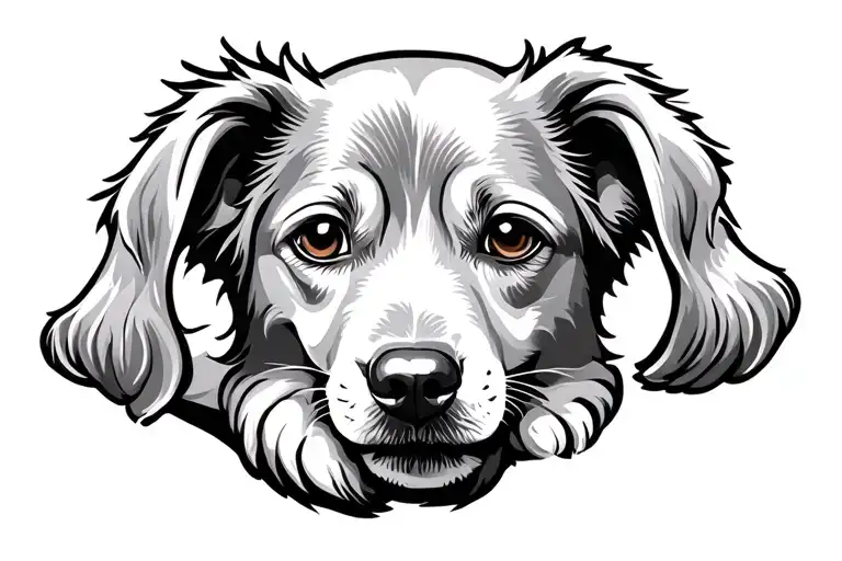 Symbol Representing A Cherished Dog