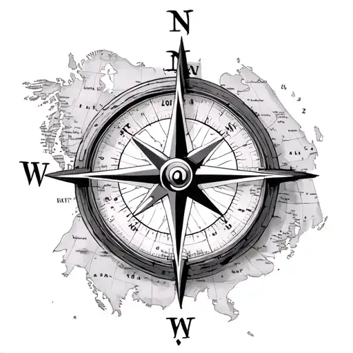 Compass And Map