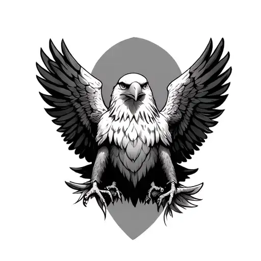 Eagle Wings Portrait