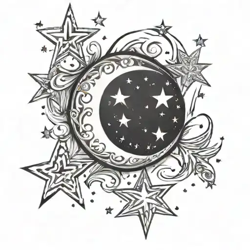 Moon And Stars
