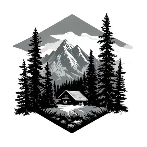 Hunting Outdoors Mountains Trees