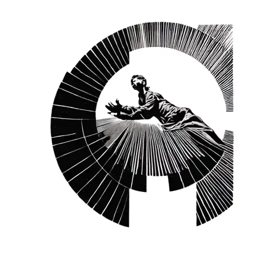 Joy Division Unknown Pleasures Album Cover In A Circle