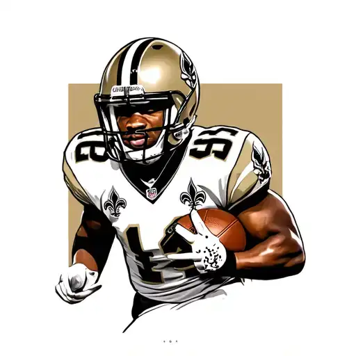 504 New Orleans Saints Football Player