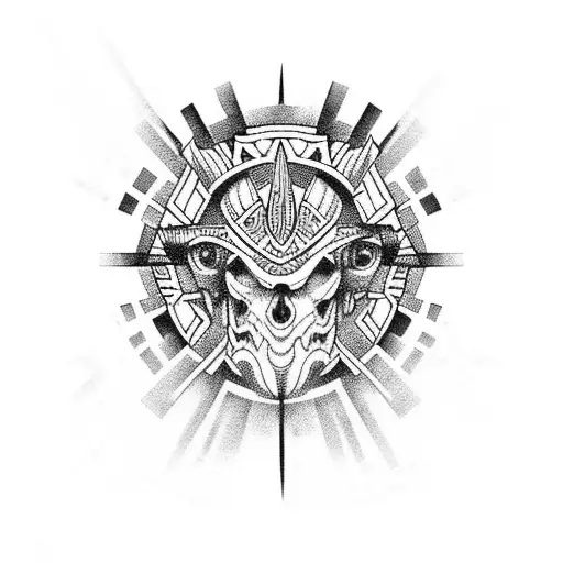 Upper Arm Sleeve Aztec Mythological