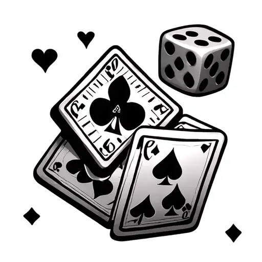 Cards Dice And Time Running