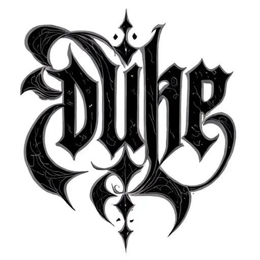 I Want The Word Duhe On My Arm Sleeve