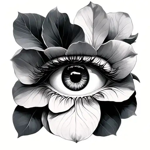 African Violets And Human Eyes