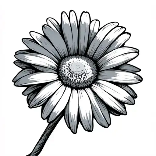 Cessna Plane With A Daisy Flower In It