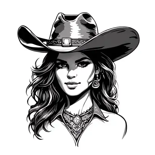 Western Hot Cowgirl