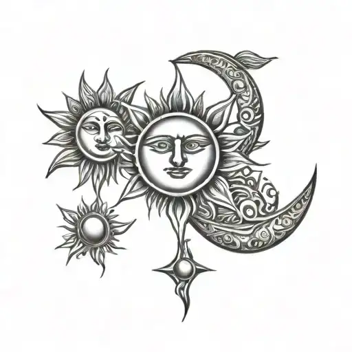 Sun And Moong For Young Maried Couple