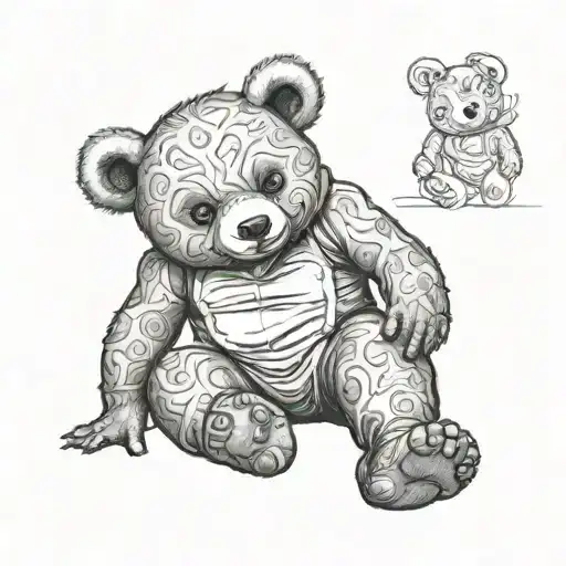 Child With Bear Suit