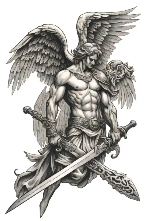 Angel And Sword