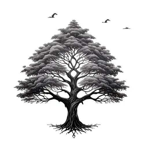 Tree Of Life Intertwined With Christopher Nathan Niamh