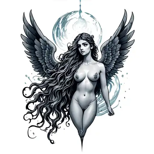 Aquarius With Wings