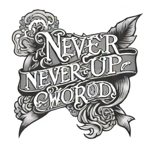 Never Give Up And Hide The Word Charly