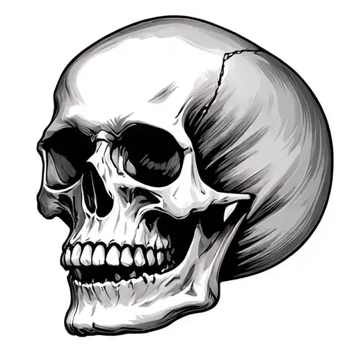 Realizitic Skull Soft Shading