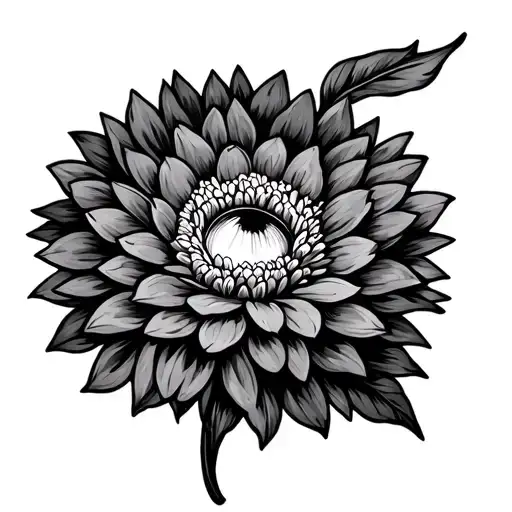 Fiery Sun Chrysanthemum