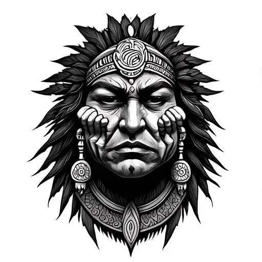 Hear No Evil Speak No Evil Aboriginal Warrior