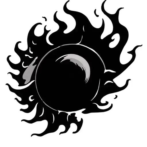 Sun Fiery Flames Fireball Fire