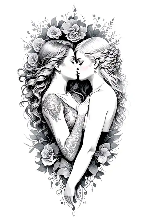 Eros And Psyche Kissing