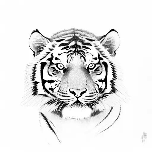 Tiger Next To The Shard