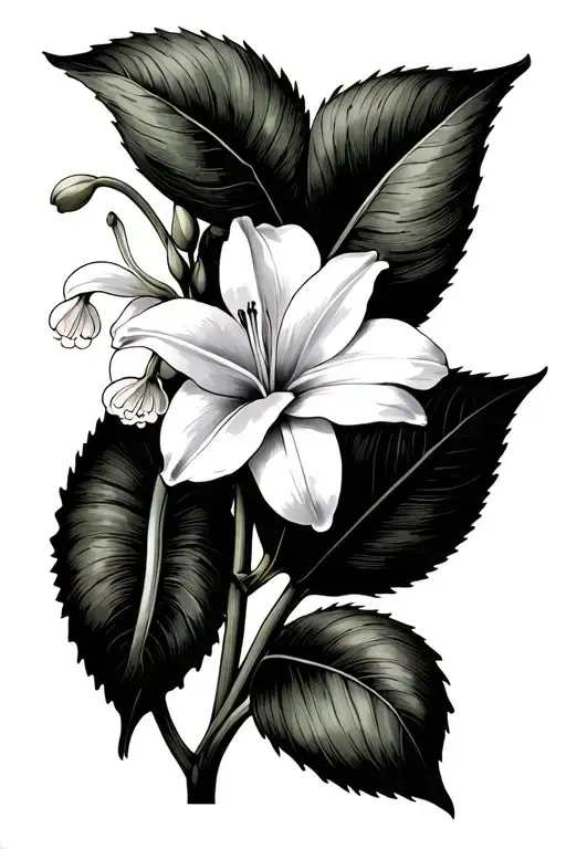 Lilly Of The Valley With Freedom Symbolism Intertwined