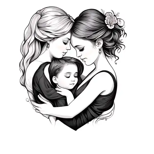 Mother Son Tatto