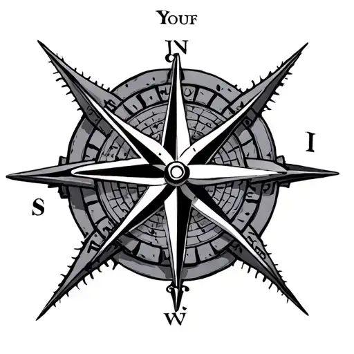 Compass Rose Intertwined