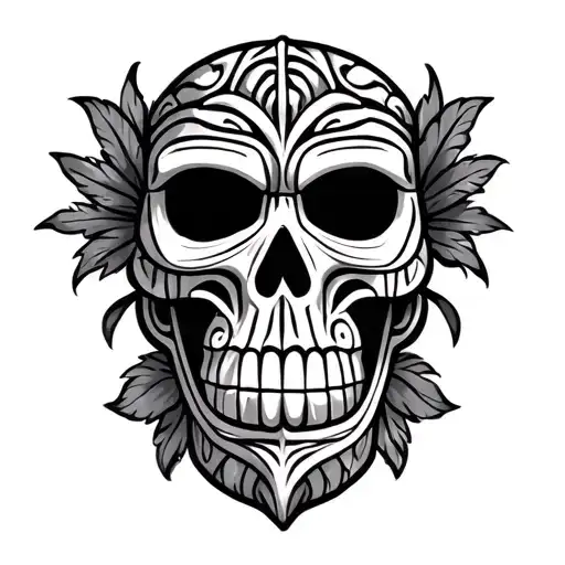 Tiki Mask Skull