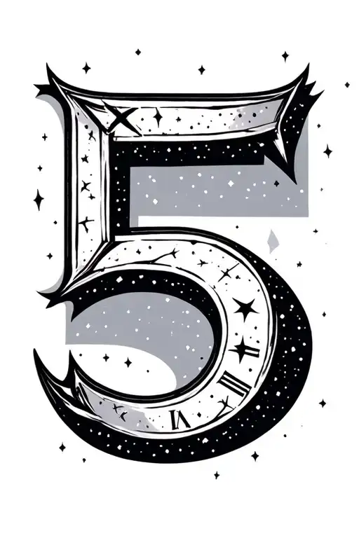 Constellation Of Roman Numeral 5