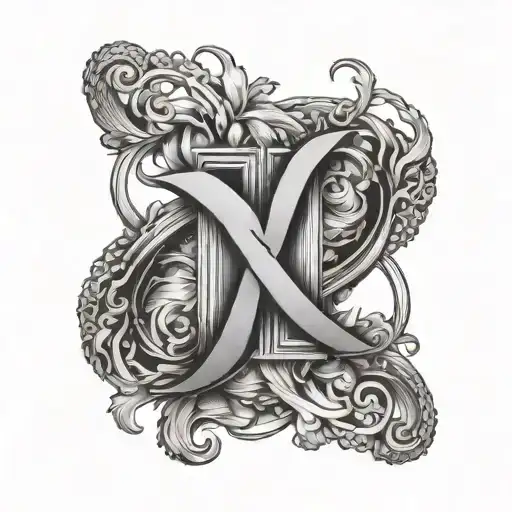 Gemini Sign With A And A Letters