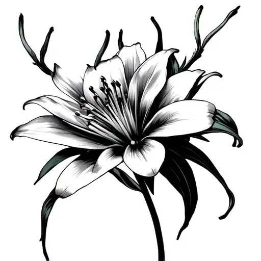 Red Spider Lily With Something