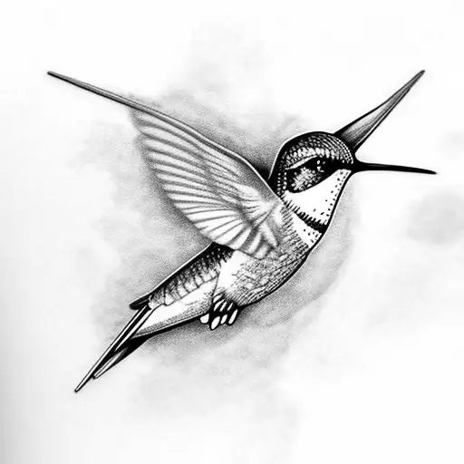 Hummingbird With Cherry