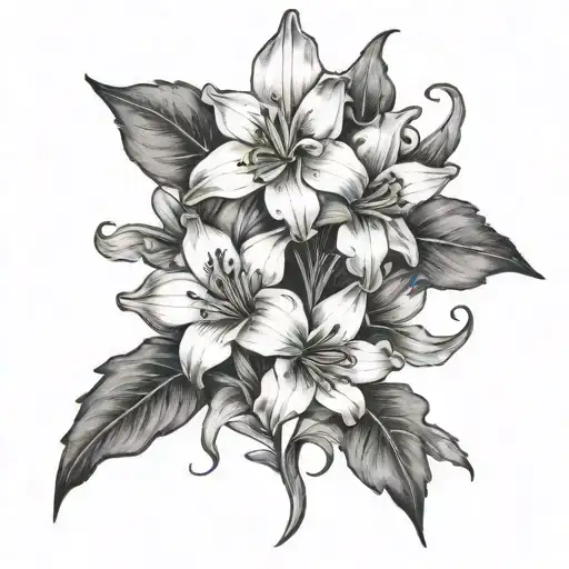 Larkspur And Lily Cross