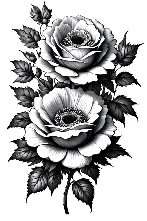 Roses Marigold Daisy Flower