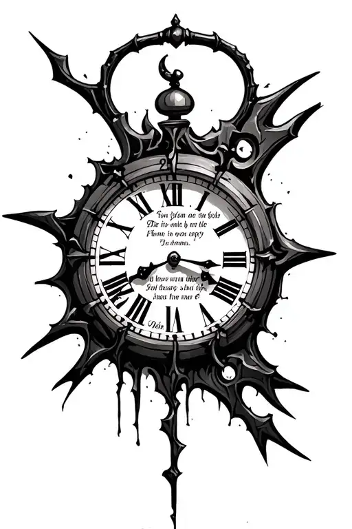 Broken Clock With Psalm 23 Verse