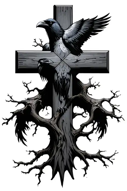 Raven Tree Cross
