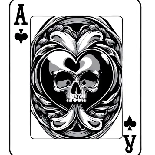 Chrome Hearts Playing Card