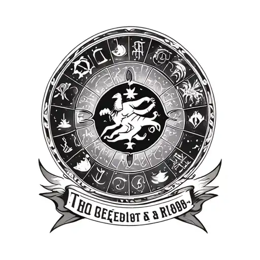 Forearm Sleeve Tattoo With Birth Year 2008 With A Zodiac Sign