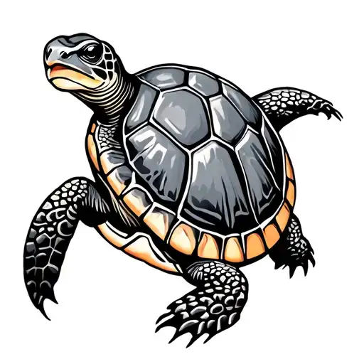 Turtle Running